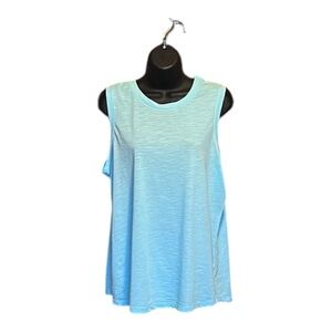 Eddie Bauer Blue Sleeveless Top